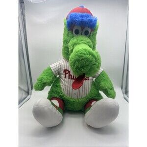 Philadelphia Phillies Phanatic Mascot Plush Stuffed Animal MLB Baseball Green